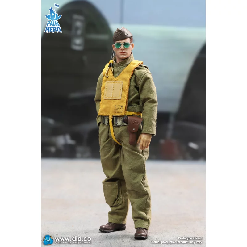 WWII U.S. Army Air Force Pilot Captain Rafe Palm Hero Series Action Figurine 1/12 DID XA80032