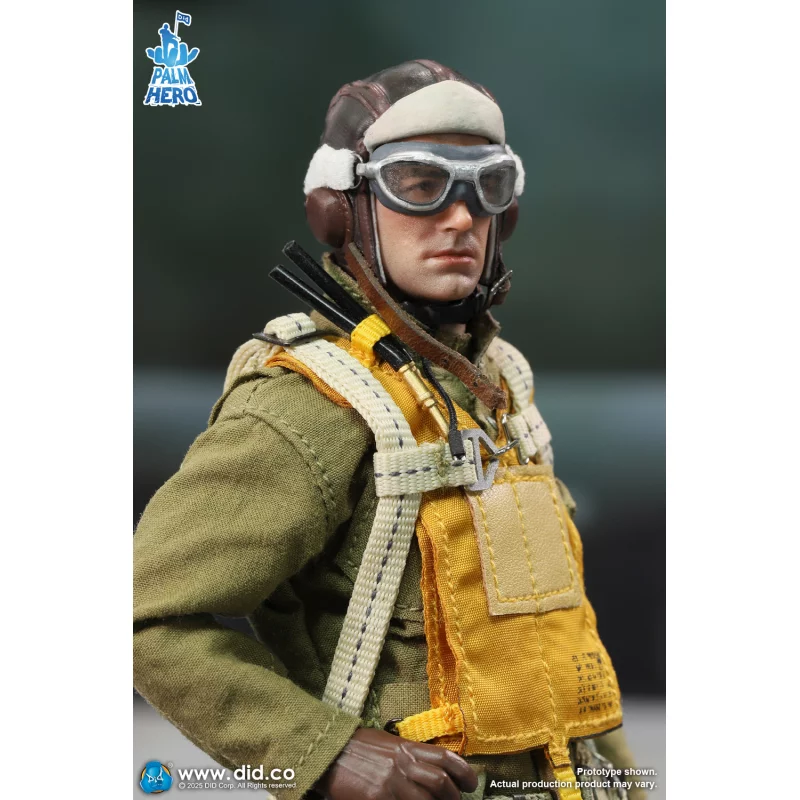 WWII U.S. Army Air Force Pilot Captain Rafe Palm Hero Series Action Figurine 1/12 DID XA80032