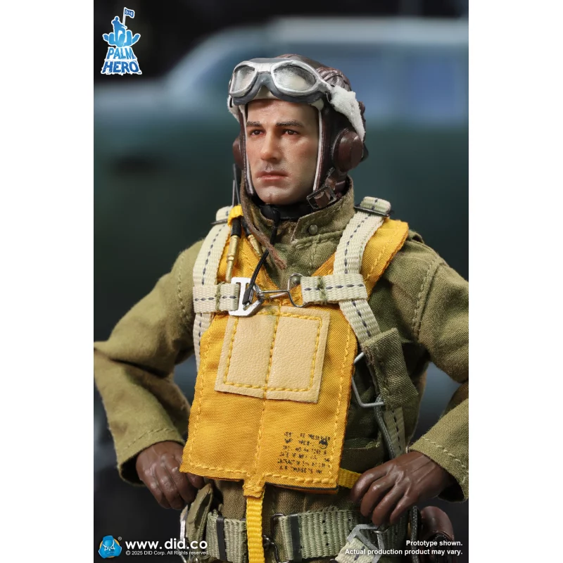WWII U.S. Army Air Force Pilot Captain Rafe Palm Hero Series Action Figurine 1/12 DID XA80032