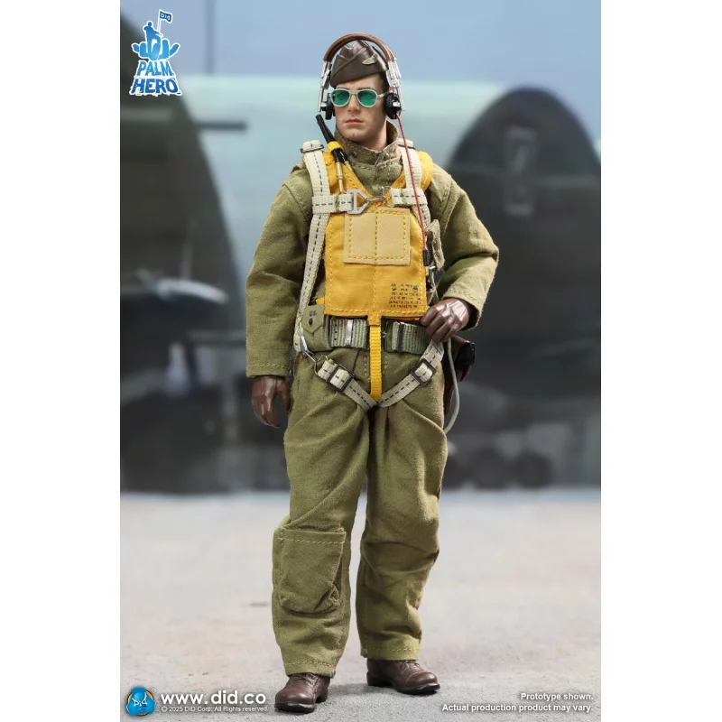 WWII U.S. Army Air Force Pilot Captain Rafe Palm Hero Series Action Figurine 1/12 DID XA80032