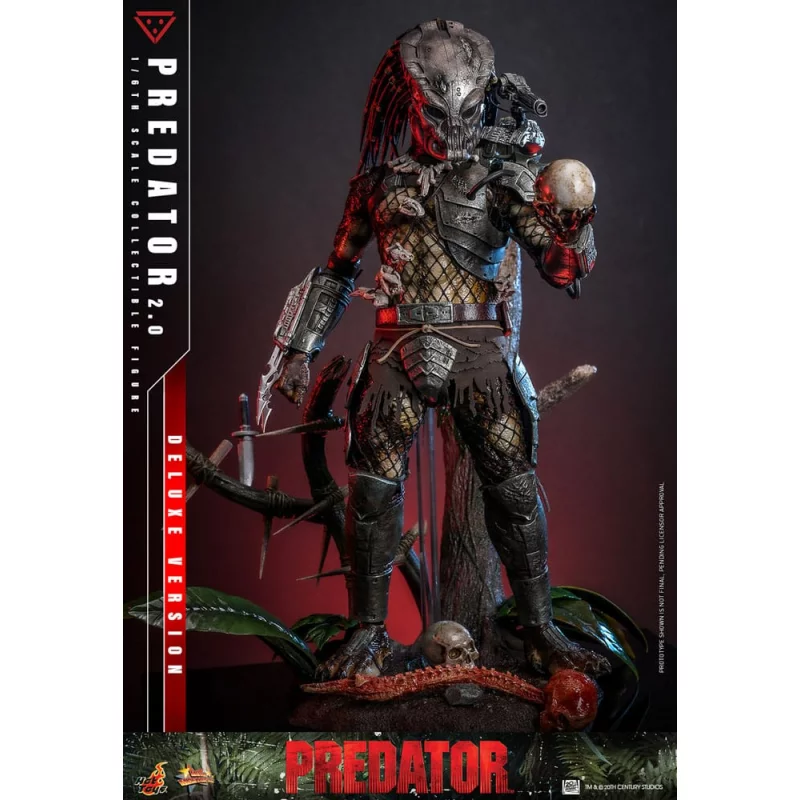 Hot Toys MMS817 Predator Collectible Action Figure 1/6 Predator (2.0) Deluxe Version 34cm