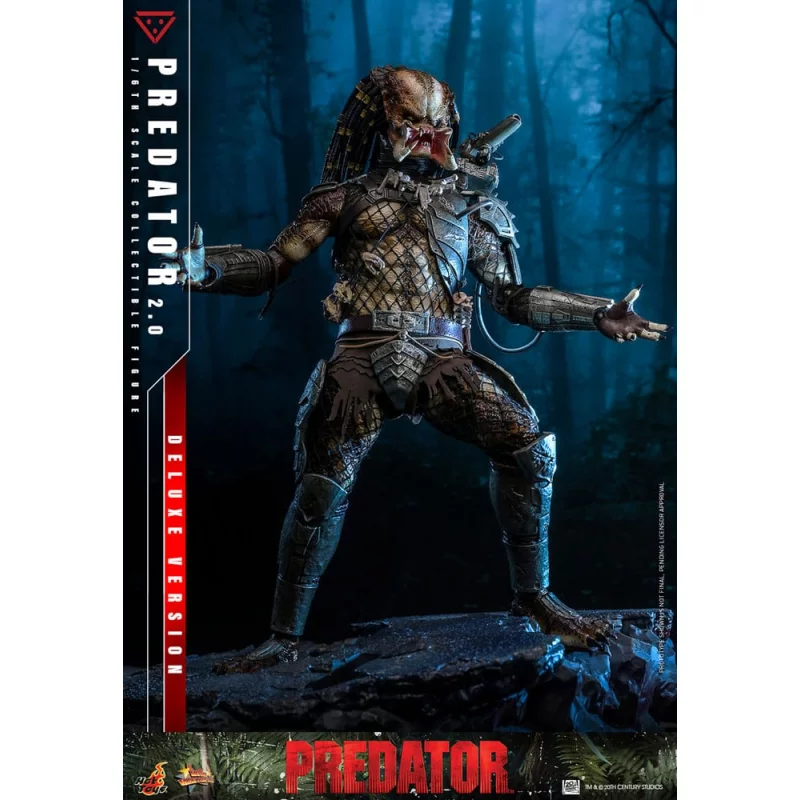 Hot Toys MMS817 Predator Collectible Action Figure 1/6 Predator (2.0) Deluxe Version 34cm
