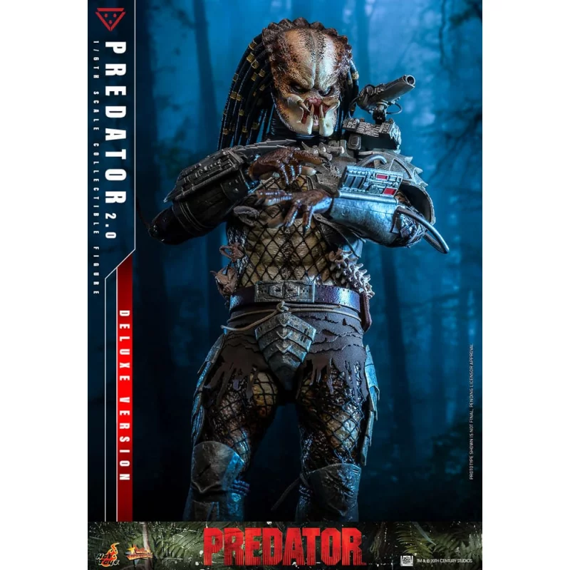 Hot Toys MMS817 Predator Collectible Action Figure 1/6 Predator (2.0) Deluxe Version 34cm