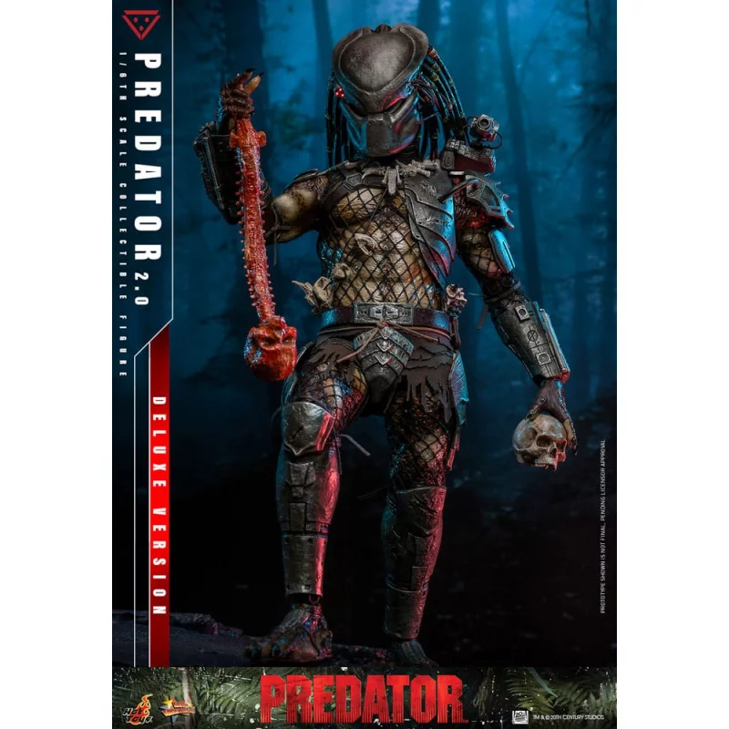 Hot Toys MMS817 Predator Collectible Action Figure 1/6 Predator (2.0) Deluxe Version 34cm