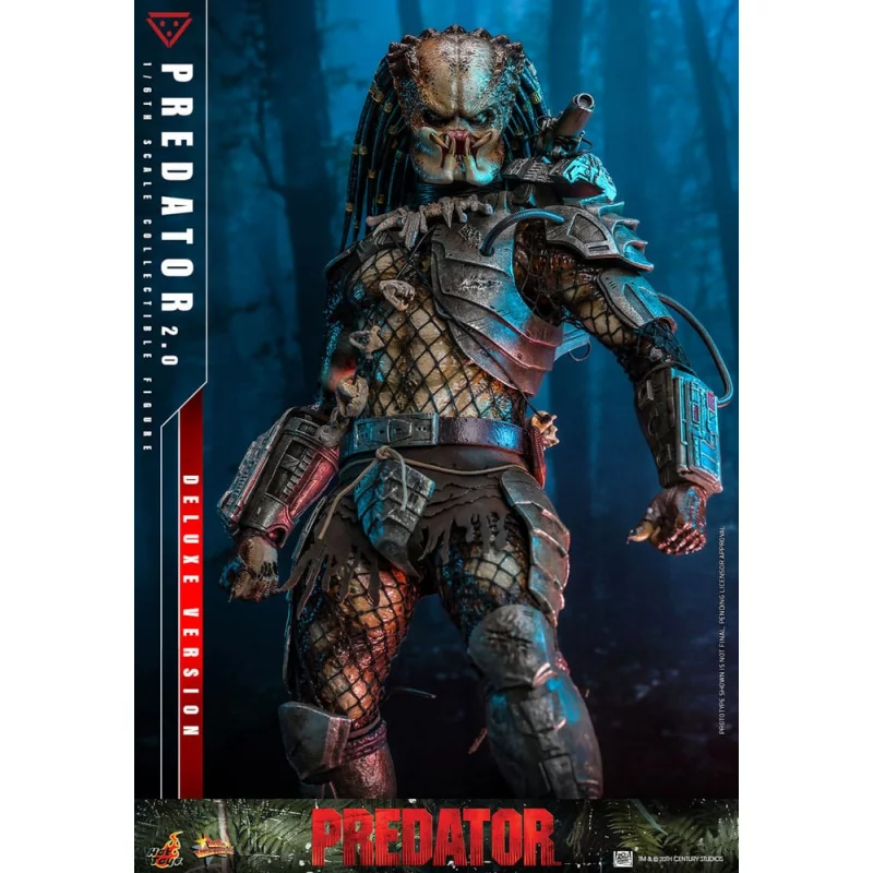 Hot Toys MMS817 Predator Collectible Action Figure 1/6 Predator (2.0) Deluxe Version 34cm