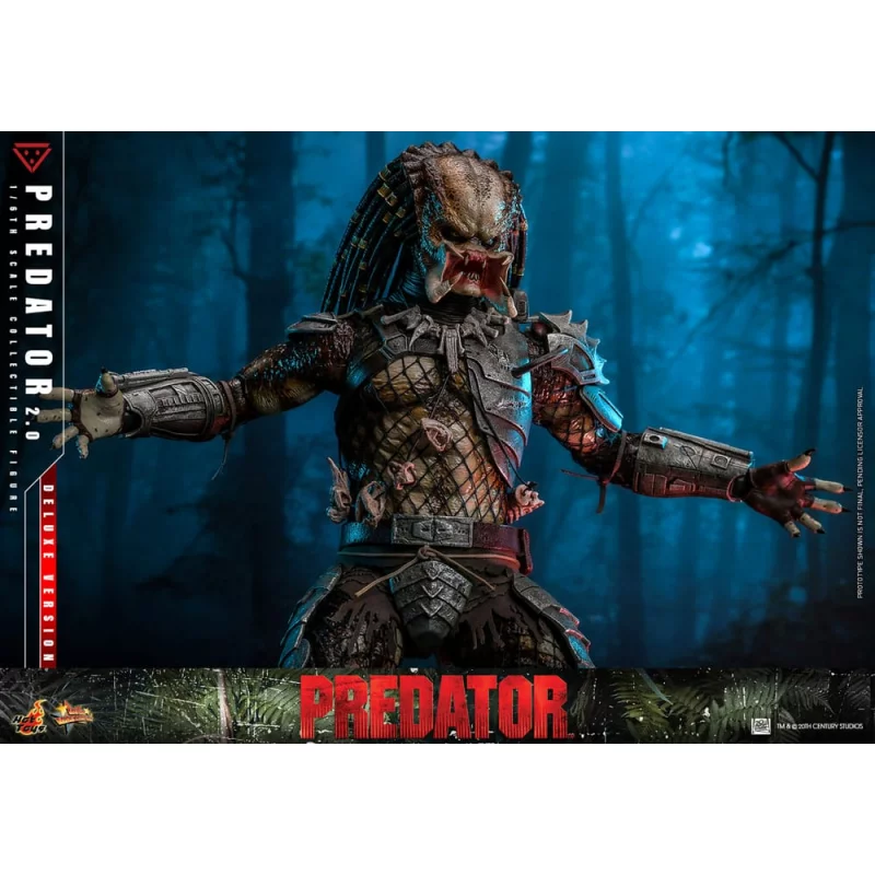 Hot Toys MMS817 Predator Collectible Action Figure 1/6 Predator (2.0) Deluxe Version 34cm