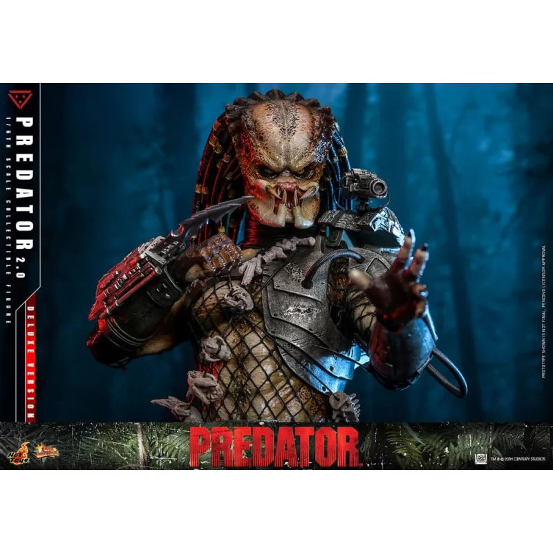 Hot Toys MMS817 Predator Collectible Action Figure 1/6 Predator (2.0) Deluxe Version 34cm
