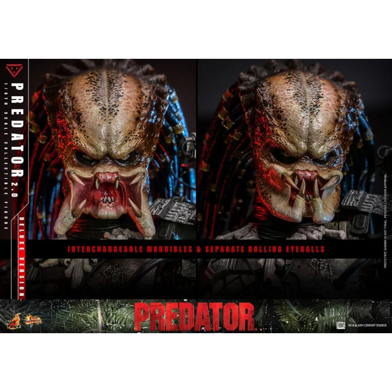 Hot Toys MMS817 Predator Collectible Action Figure 1/6 Predator (2.0) Deluxe Version 34cm