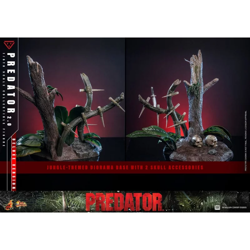 Hot Toys MMS817 Predator Collectible Action Figure 1/6 Predator (2.0) Deluxe Version 34cm