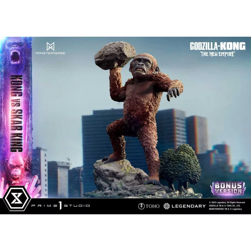 Godzilla x Kong: The New Empire Statue Kong vs Skar King Bonus Version 104cm