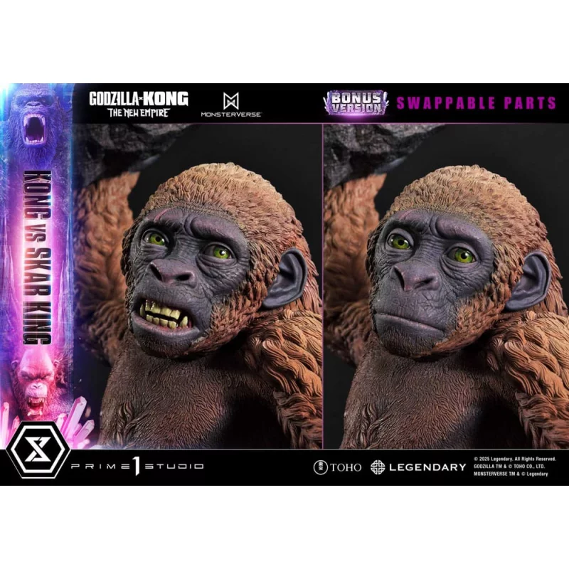 Godzilla x Kong: The New Empire Statue Kong vs Skar King Bonus Version 104cm