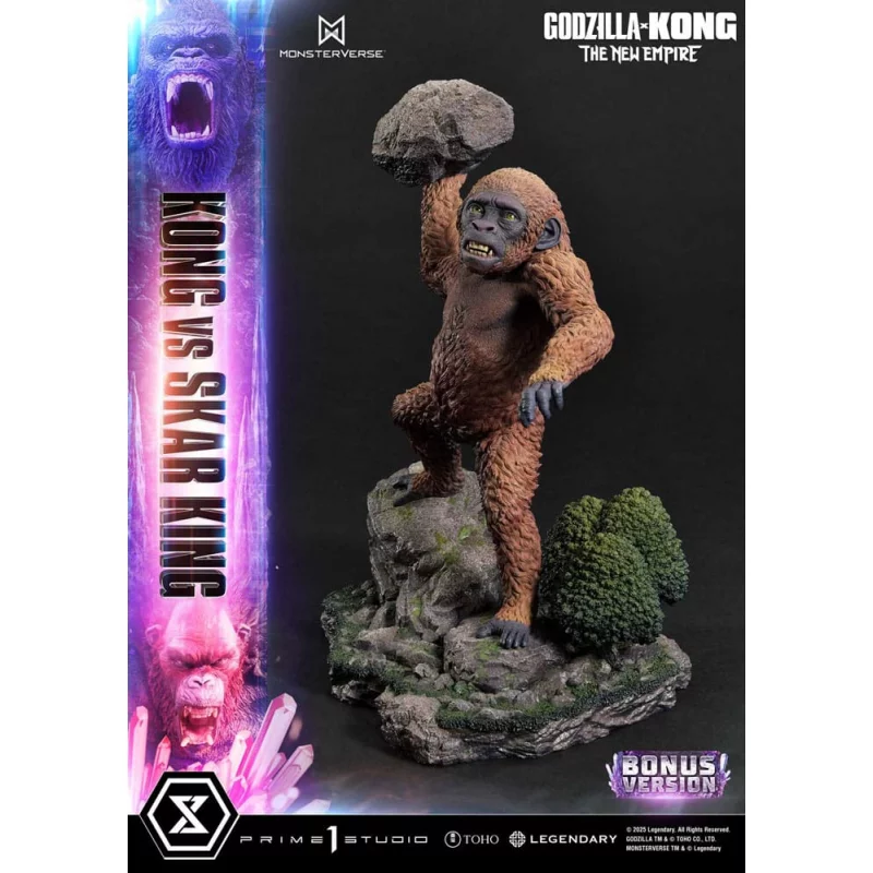 Godzilla x Kong: The New Empire Statue Kong vs Skar King Bonus Version 104cm