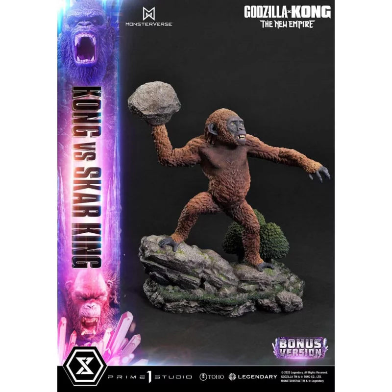 Godzilla x Kong: The New Empire Statue Kong vs Skar King Bonus Version 104cm