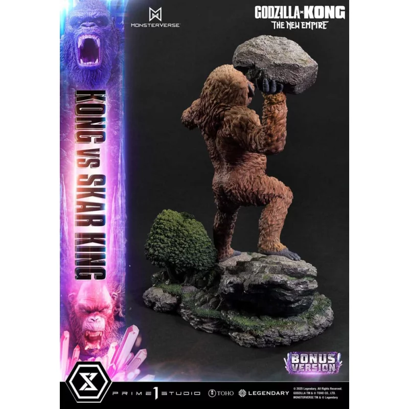 Godzilla x Kong: The New Empire Statue Kong vs Skar King Bonus Version 104cm