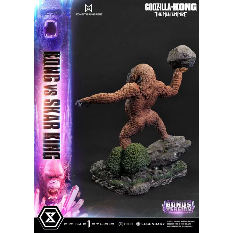 Godzilla x Kong: The New Empire Statue Kong vs Skar King Bonus Version 104cm