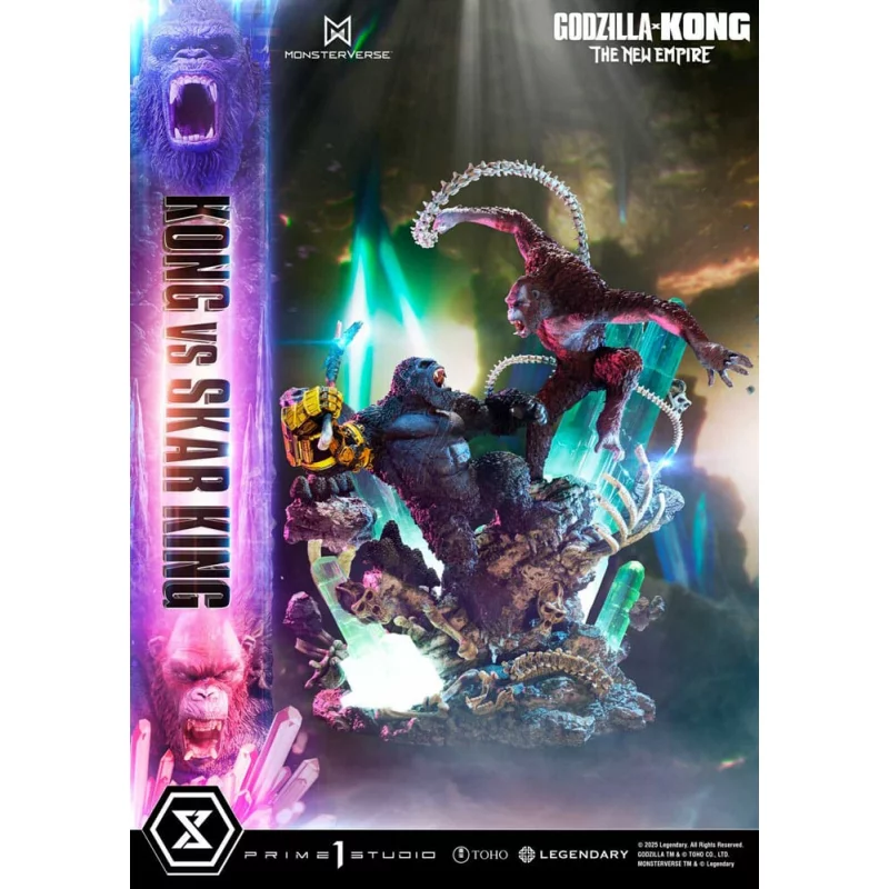 Godzilla x Kong: The New Empire Statue Kong vs Skar King Bonus Version 104cm