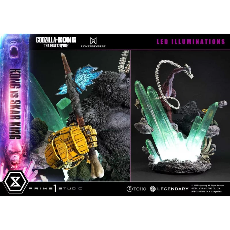Godzilla x Kong: The New Empire Statue Kong vs Skar King Bonus Version 104cm
