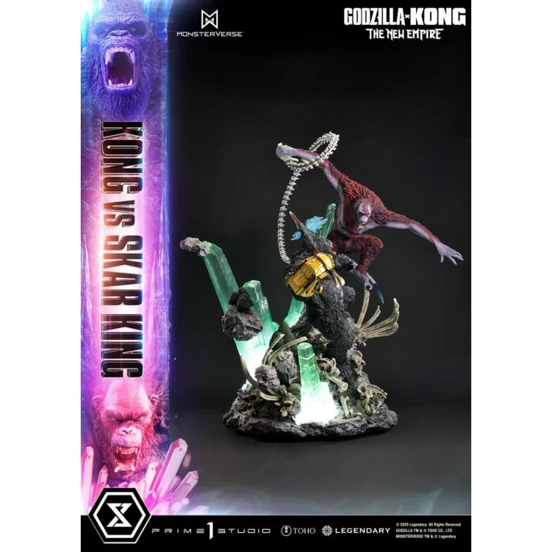 Godzilla x Kong: The New Empire Statue Kong vs Skar King Bonus Version 104cm