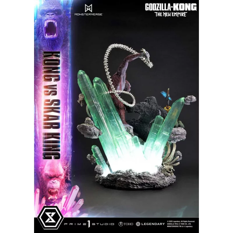 Godzilla x Kong: The New Empire Statue Kong vs Skar King Bonus Version 104cm