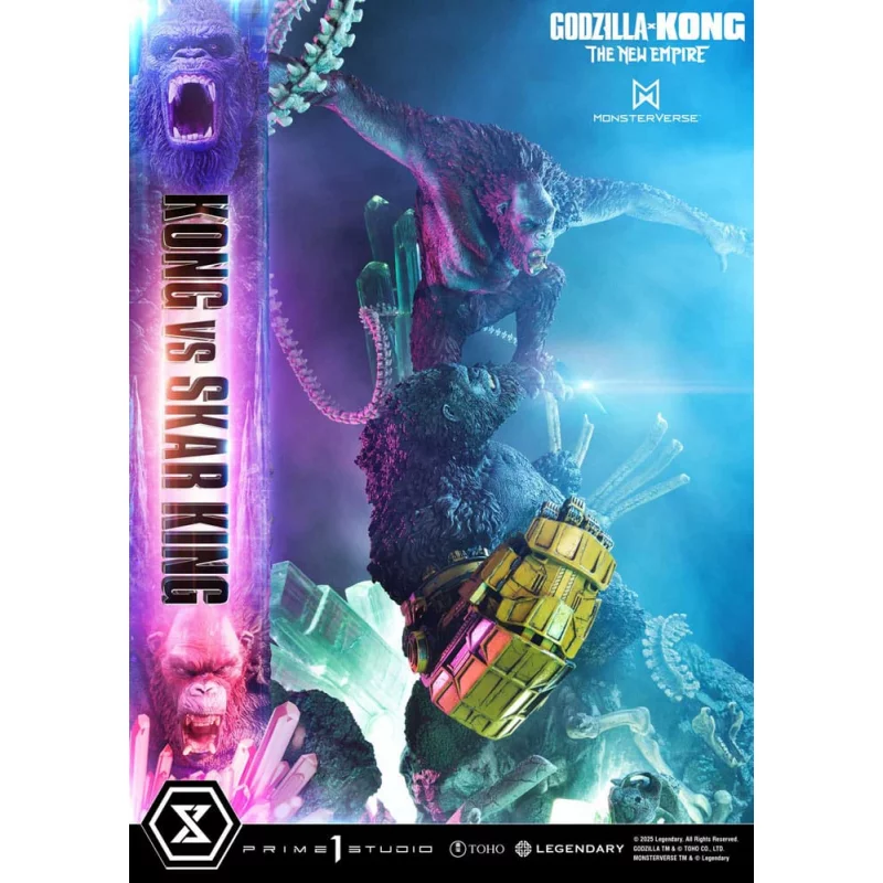 Godzilla x Kong: The New Empire Statue Kong vs Skar King Bonus Version 104cm