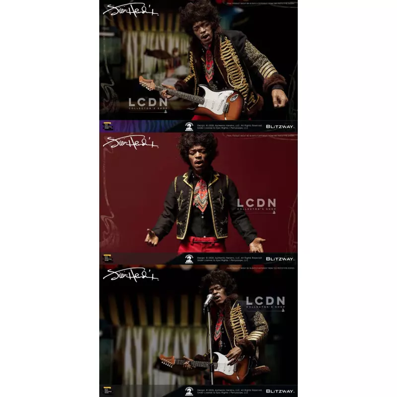 Jimi Hendrix 1/6 Collectible Figure 31cm BW-UMS 11201