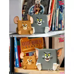 Tom & Jerry Action Mishap PVC Statues Collectible Set 10cm