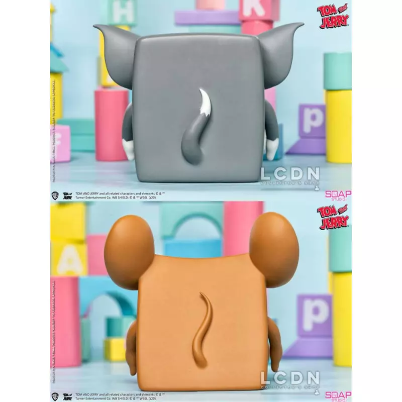 Tom &amp; Jerry Action Mishap PVC Statues Collectible Set 10cm