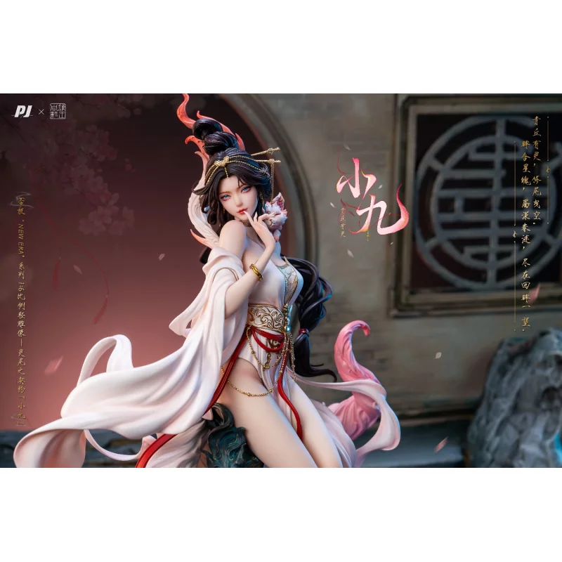 Original Character Pact of Spirit-Tail Xiao Jiu PIJI New Era × Sugar King Zhou Yi Figure 41cm