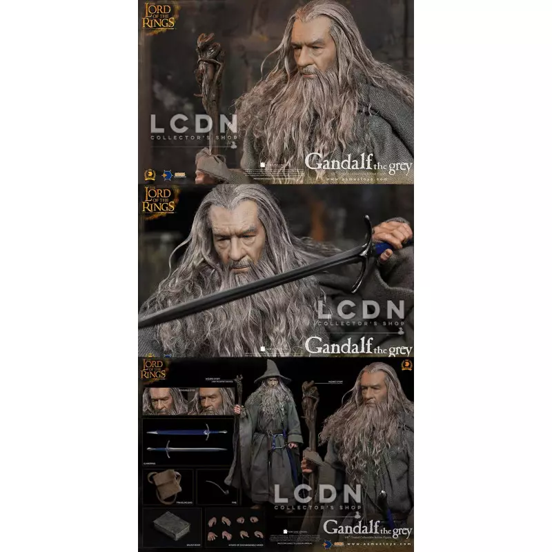 Figurine Le Seigneur des Anneaux Gandalf le Gris 1-6,Figure de