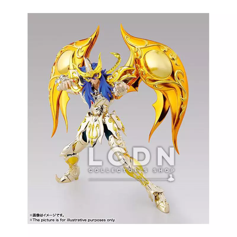Saint Seiya Myth Cloth EX Soul of Gold Milo Chevalier d&#039;Or du Scorpion Action Figurine 18cm (Boite Scellée)