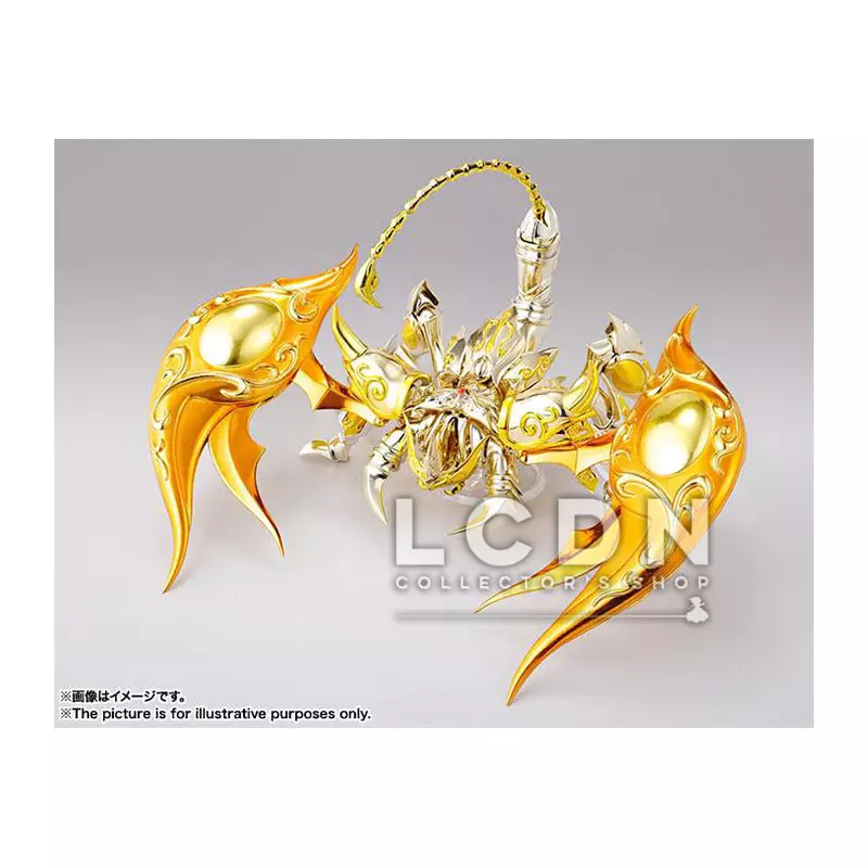 Saint Seiya Myth Cloth EX Soul of Gold Milo Chevalier d&#039;Or du Scorpion Action Figurine 18cm (Boite Scellée)