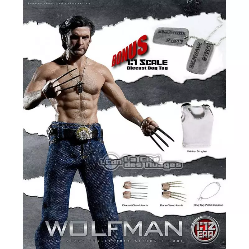 Wolfman inspired by X Men Origins Wolverine 1 12 Figure 15cm TOYS