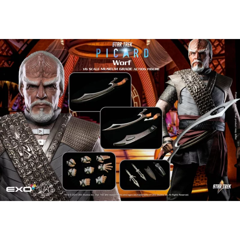 Star Trek the Motion Picture - Mego - Poupée 30cm Klingon Commander