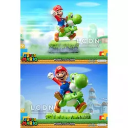 Statue Collector - Nintendo - Mario Et Yoshi - 48cm - Figurine de