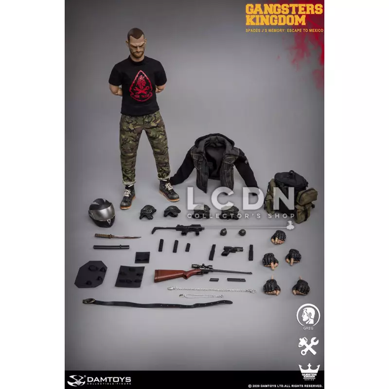 Gangsters Kingdom Spades J's Memory Greg GK003MX Action Figure 1/6
