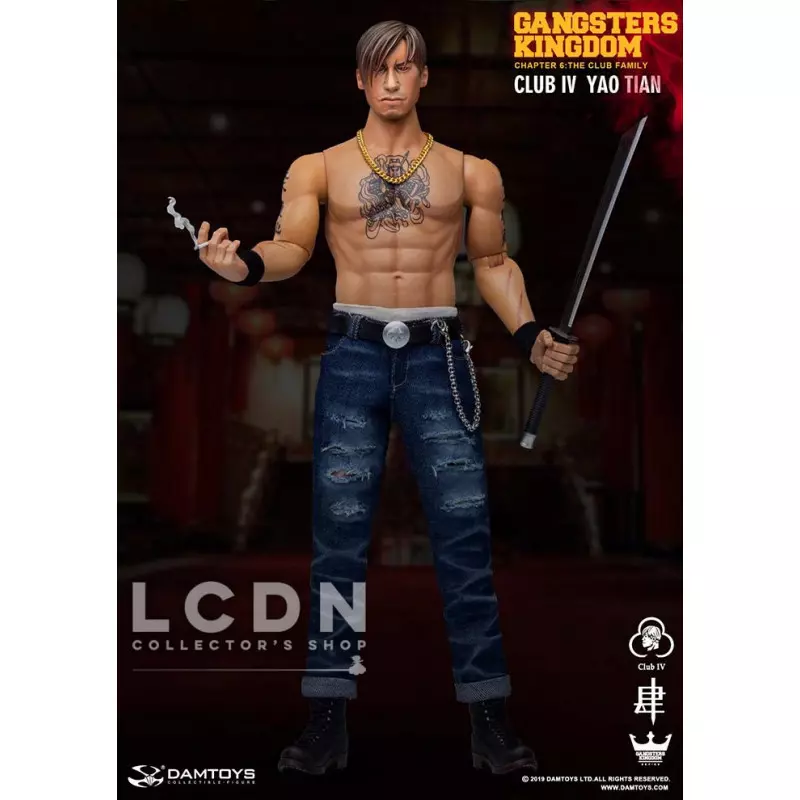 Gangsters Kingdom Club 4 YaoTian GK019A DAMTOYS 1/6 Figurine 30cm