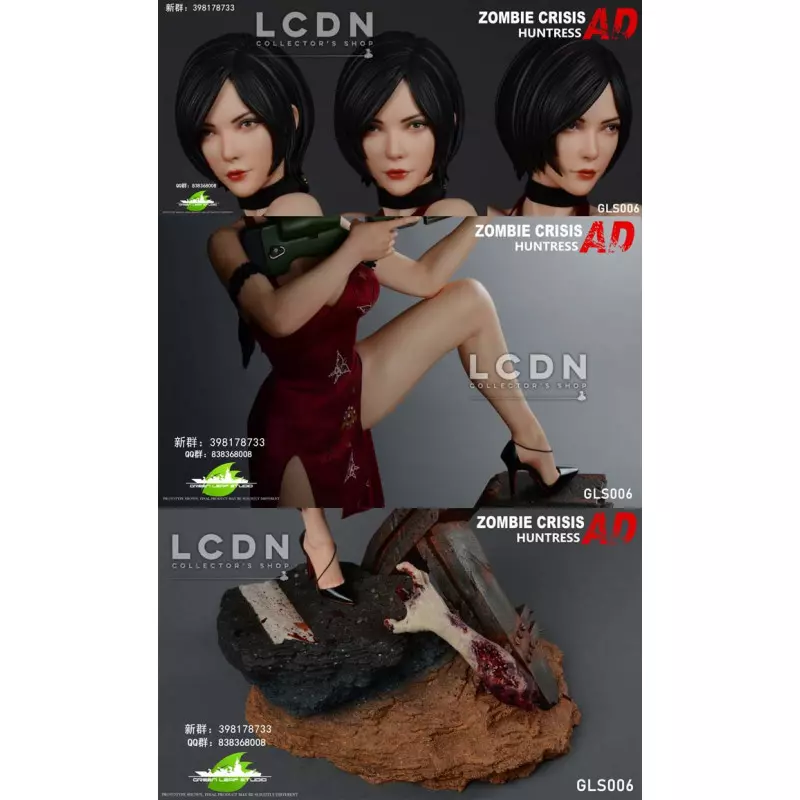 Zombie Crisis Huntress AD 1/4 Statue 58cm GLS006 Green Leaf Studio