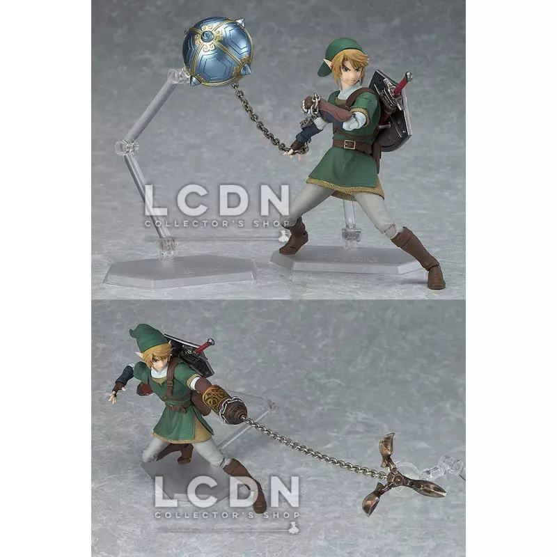 The Legend of Zelda Twilight Princess Figma Action Figure Link Deluxe Verion 14 cm
