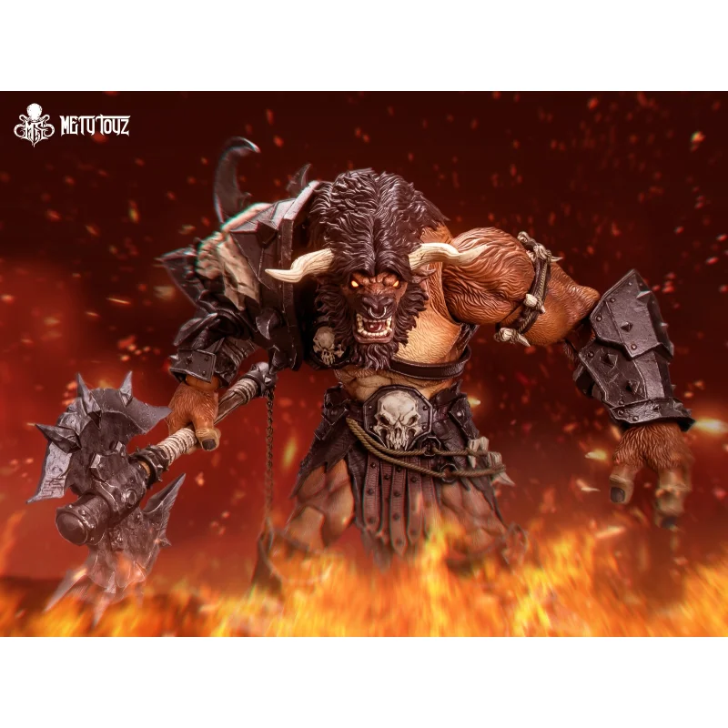 Adventurer's World Minotaur Gladiator Mokhar Ragehorn Metytoyz