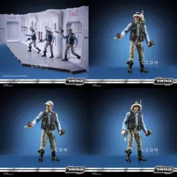 Star Wars Episode IV Vintage Collection Tantive IV Hallway et figurine Rebel Fleet Trooper 10 cm Playset