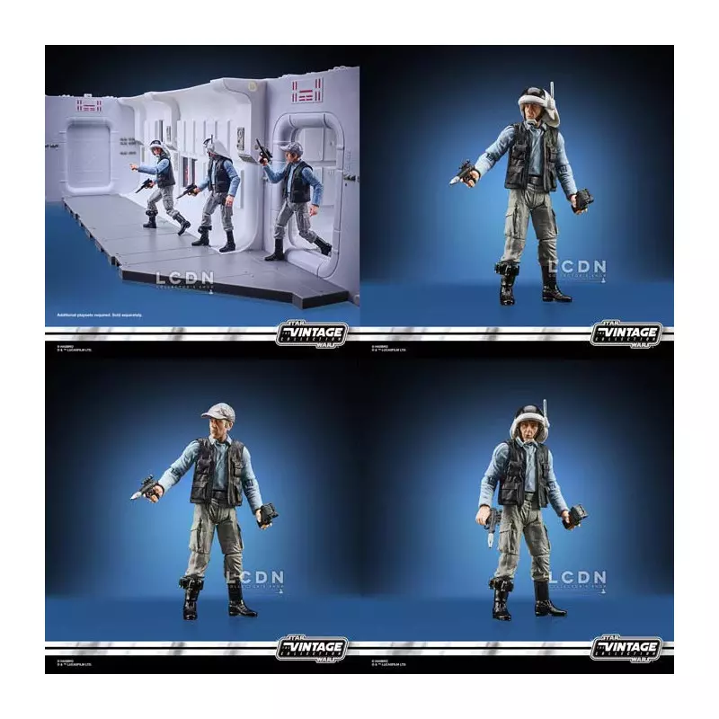 Star Wars Episode IV Vintage Collection Tantive IV Hallway et figurine Rebel Fleet Trooper 10 cm Playset