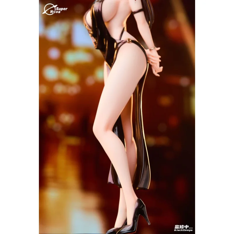 open lace back dress Shiho Miyamae Party Dress Ver. Illustrated by JackDempa