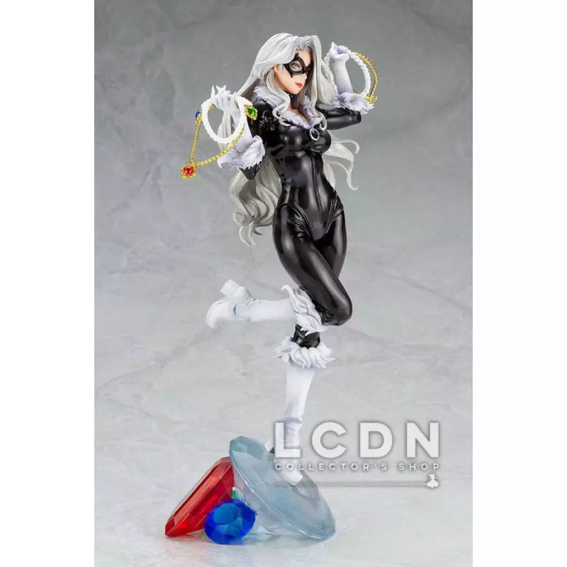 Figurine Black Cat 21 Cm – Statue PVC Marvel (avec Socle)