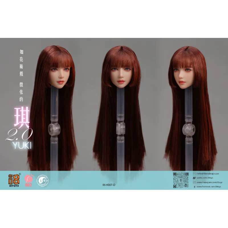 Headsculpt 1/6 YUKI 2.0 head sculpt Slightly Blooming Like a Petal