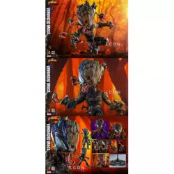Hot Toys TMS027 The Spider-Man: Maximum Venom Venomized Groot Life-Size 1/1 Collectible Figure 25cm (Displayed model)