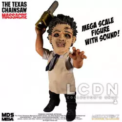 Massacre à la tronçonneuse ( Texas Chainsaw Massacre ) Mega Scale Action Figurine Leatherface 38 cm avec Son