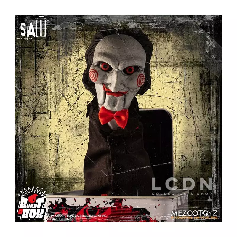 Saw boite à musique Diable en boîte Burst-A-Box Billy 36 cm