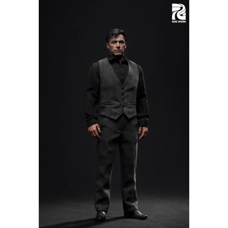 Clothing Set 1/6 BvS Bruce Wayne Gray Vest Costume Hangtag Set