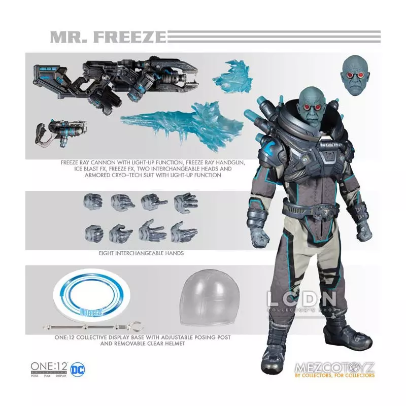 【中古】MEZCO ONE:12 COLLECTIVE MR.FREEZE DELUXE EDITION[10][240010473794] DC Comics One:12 Collective Action Figure | Deluxe Mr Freeze