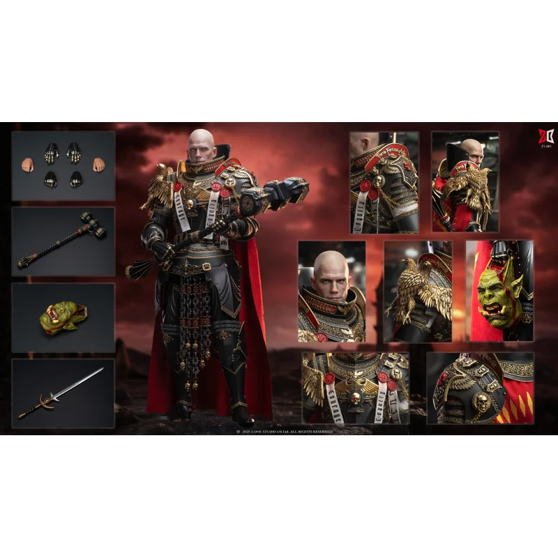 Alloy Imperial Inquisitor Martyr Collectible Action Figure 1/6 Z